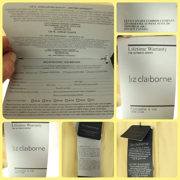 Liz Claborne's Caribbean Silk, Trench Size SML - Picture 12 of 12